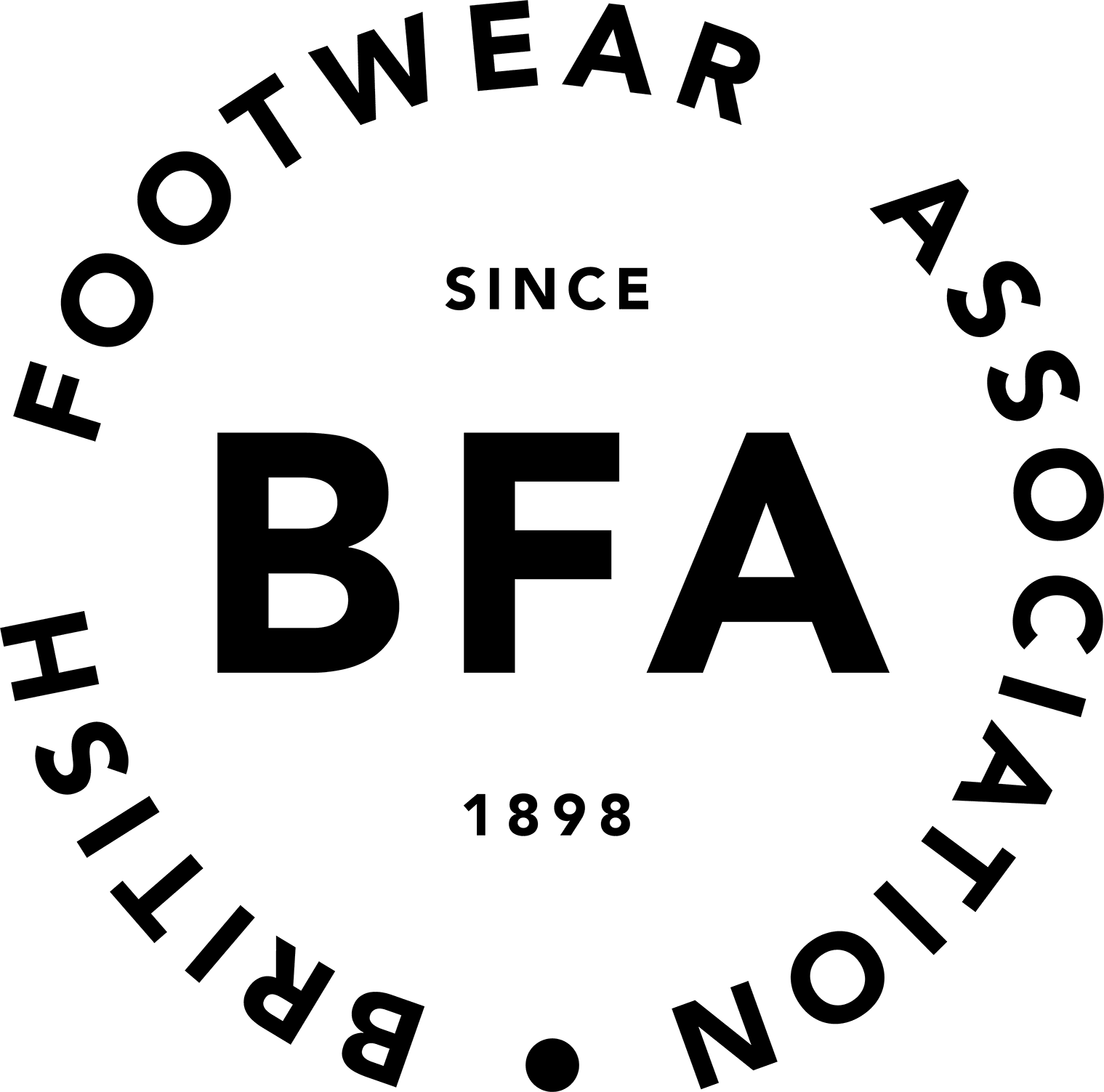 The British Footwear Association logo.