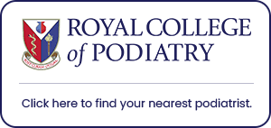 Find a podiatrist with the Royal College of Podiatry.