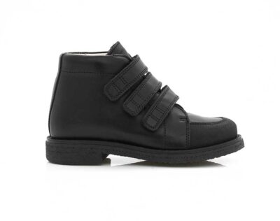 A right-hand side view of the Kinysi Joe Velcro, in Black.