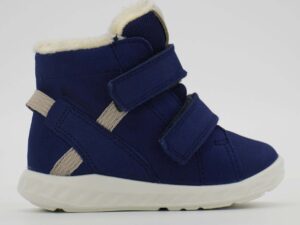 A right-hand side view of the Ecco Sp.1 Lite Infant, in Blue.