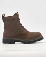 A side view of the Ecco Grainer W, in Brown.