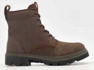 A side view of the Ecco Grainer W, in Brown.