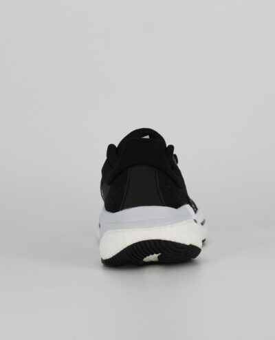 A rear view of the Adidas Solarcontrol, in Core Black/Cloud White/Grey Five.