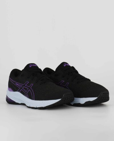 A group view of the Asics GT 1000 11 GS, in Graphite Grey/Orchid.
