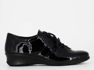 A side view of the Ecco Felicia, in Black.