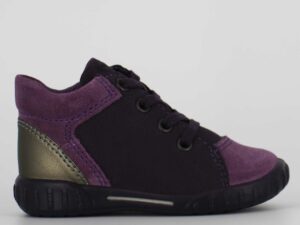 A side view of the Ecco Mimic, in Grape/Night Shade.