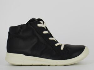 A side view of the Ecco First, in Black.