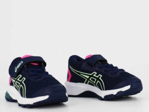 A group view of the Asics GT 1000 9 PS, in Peacoat/Black.