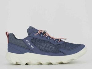 A side view of the Ecco Mx W, in Blue.