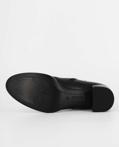 An underside view of the Ecco Shape 35, in Black.