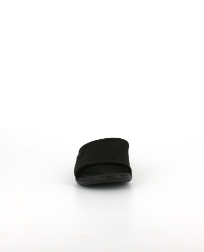 A front view of the Ascent Groove Slider, in Black.