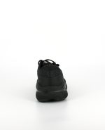The heel of the Brooks Ghost Max, in Black/Black/Ebony.