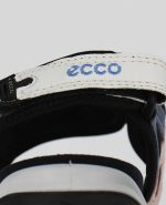 An extreme close-up of the Ecco Offroad, in Multicolour.
