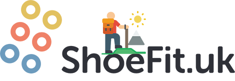 The ShoeFit.uk logo for National Walking Month 2024.