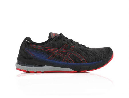 A right-hand side view of the Asics GT 2000 10 G-TX, in Graphite Grey/Black.