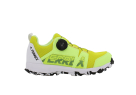 A right-hand side view of the Adidas Terrex Boa, in Acid Yellow/Core Black/Cloud White.