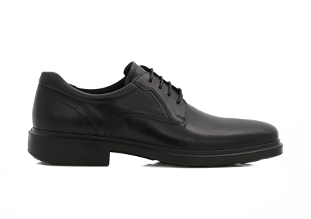 A right-hand side view of the Ecco Helsinki 2, in Black.