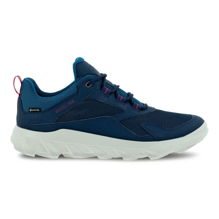 A right-hand side view of the Ecco Mx W, in Navy.