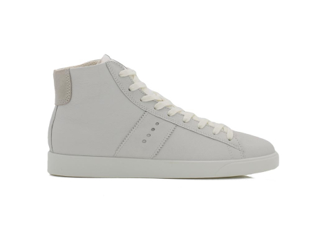 A right-hand side view of the Ecco Street Lite W, in White.