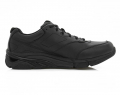 A right-hand side view of the Ascent Vision Left Shoe, in Black.