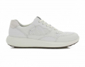 A right-hand side view of the Ecco Soft 7 Runner, in White/Shadow White.