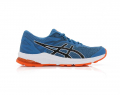 A right-hand side view of the Asics GT 1000 10 GS, in Reborn Blue/Black.