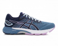 A right-hand side view of the Asics GT 4000 2, in Grey Floss/Peacoat.