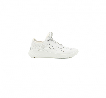 A right-hand side view of the Ecco Sp.1 Lite K, in White.