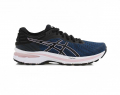 A right-hand side view of the Asics Gel Pursue 7, in Mako Blue/Black.
